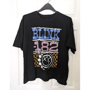 Mens Blink 182 Short Sleeve Graphic T Shirt Medium Black